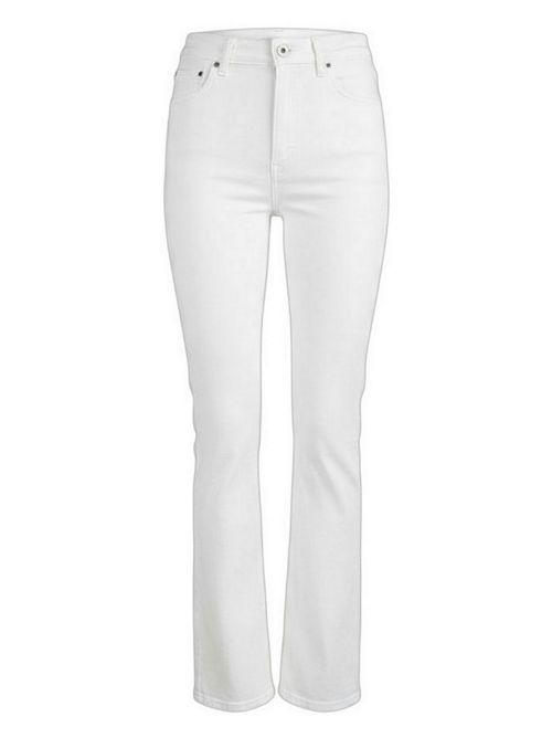 pantalone donna a zampa in velluto liscio latte Atelier Cigala's | 136-4-TVS26043